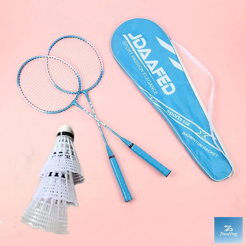 Ultra-Light Iron Alloy Badminton Racket Set, 1 Pair Rackets with Storage Bag & 3 Nylon Shuttlecocks, Durable Split Racquets
Ultra-Light Iron Alloy Badminton Racket Set, 1 Pair Rackets with Storage Bag & 3 Nylon Shuttlecocks, Durable Split Racquets
