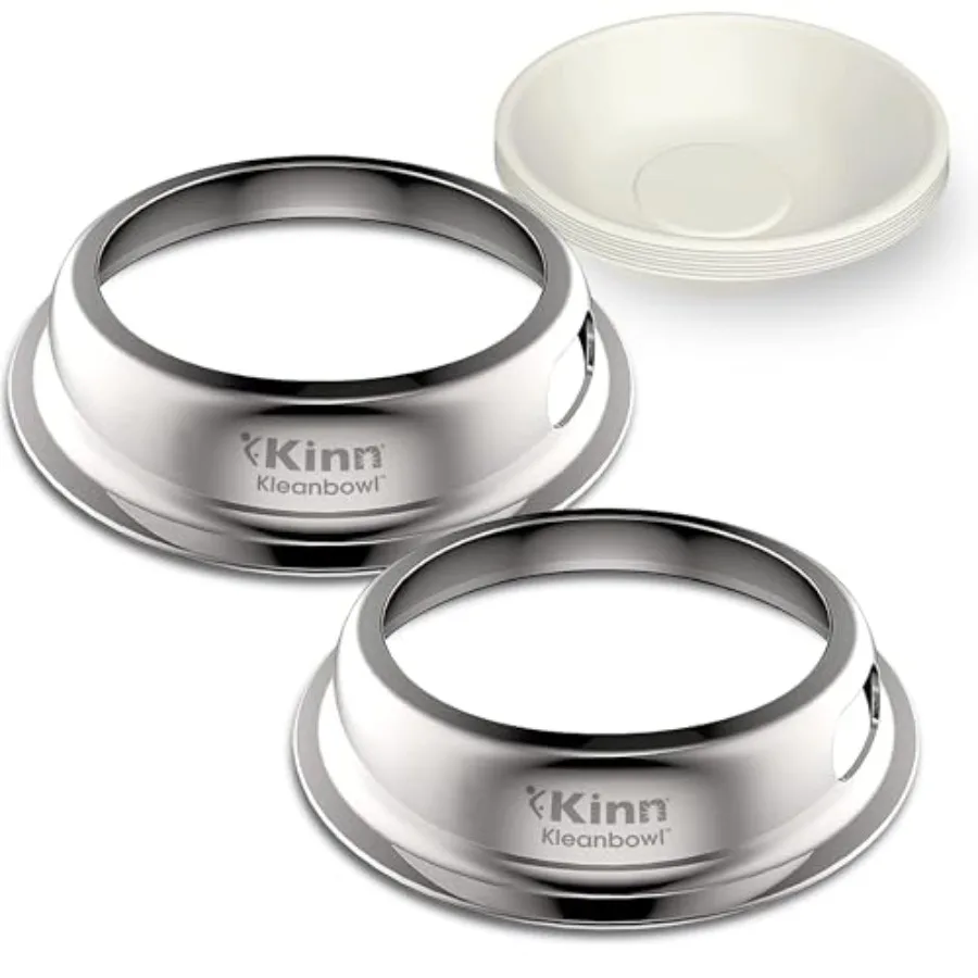 Spill-Proof Stable Pet Bowls for Indoor Use, Stainless Steel Frame with Compostable Refills, Grey, Easy Cleaning Healthy Pets
Spill-Proof Stable Pet Bowls for Indoor Use, Stainless Steel Frame with Compostable Refills, Grey, Easy Cleaning Healthy Pets