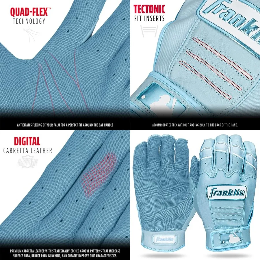 MLB Baseball Batting Gloves - CFX Pro Youth and Adult - Baseball + Softball - Multiple Sizes + Colors
MLB Baseball Batting Gloves - CFX Pro Youth and Adult - Baseball + Softball - Multiple Sizes + Colors