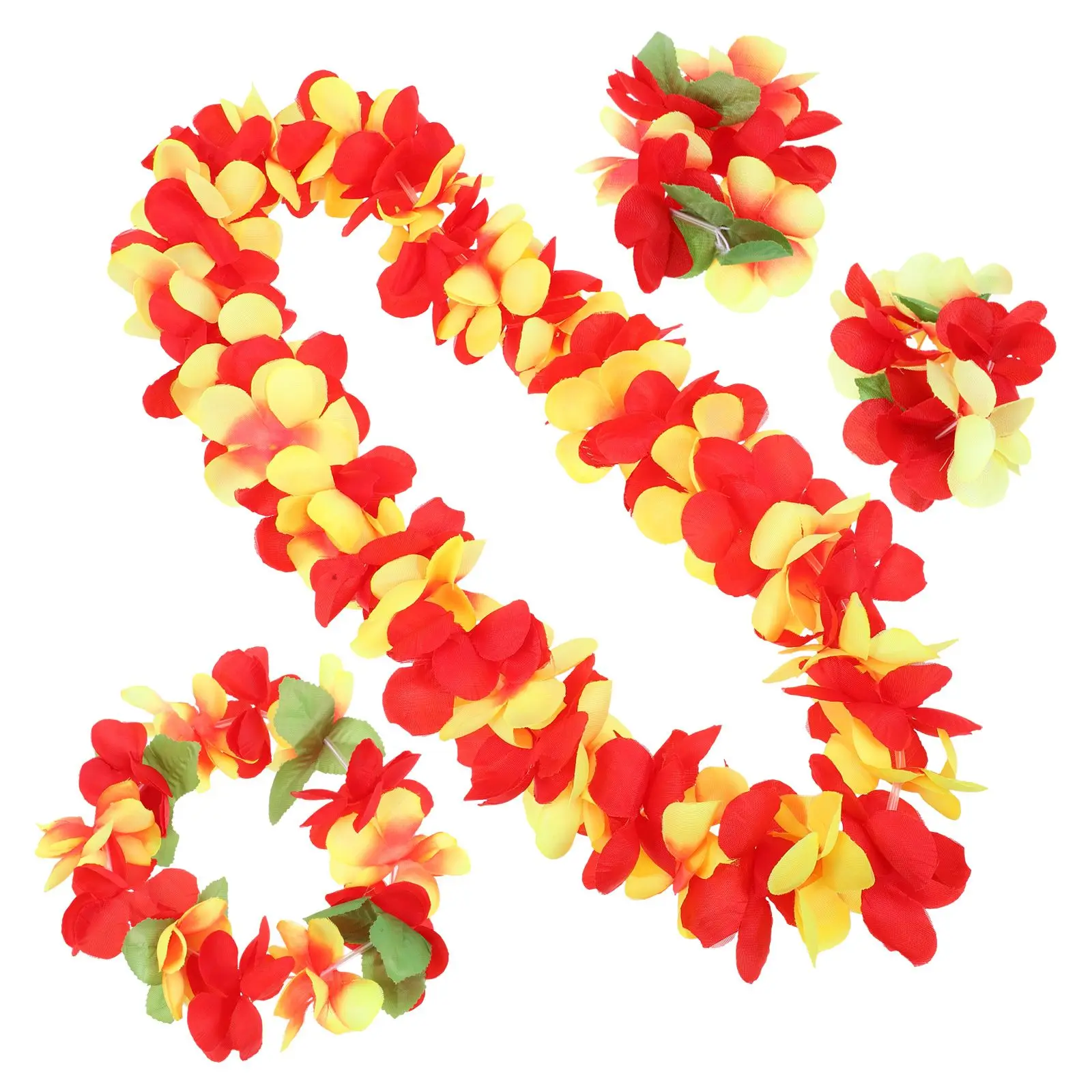 Hawaiian Leis Set Cloth Plastic Pipe Lightweight Comfortable Wear Festival s Luau Decorations Beach Party
Hawaiian Leis Set Cloth Plastic Pipe Lightweight Comfortable Wear Festival s Luau Decorations Beach Party