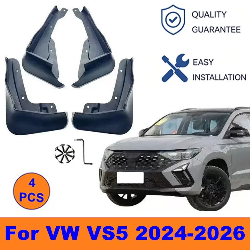 4Pcs Mud Flaps For VW VS5 2024-2026 - Splash Guards Front&Rear Wheel Fender Mudguards Car Exterior Protection Accessories
4Pcs Mud Flaps For VW VS5 2024-2026 - Splash Guards Front&Rear Wheel Fender Mudguards Car Exterior Protection Accessories