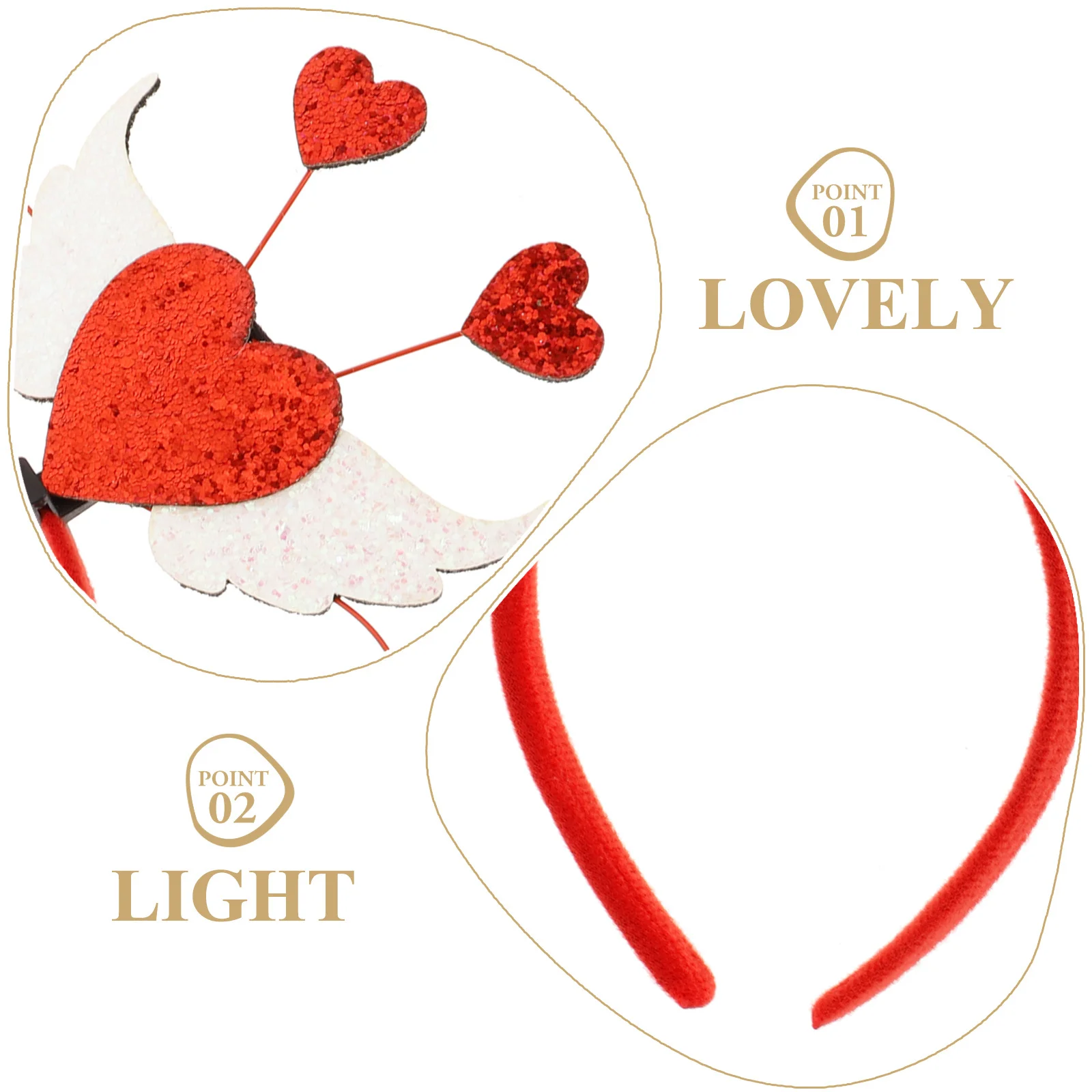 Valentines Day Hairband Impressive Design Party Hair Hoops Festival Headwear Beautiful Appearance Valentines Headband
Valentines Day Hairband Impressive Design Party Hair Hoops Festival Headwear Beautiful Appearance Valentines Headband