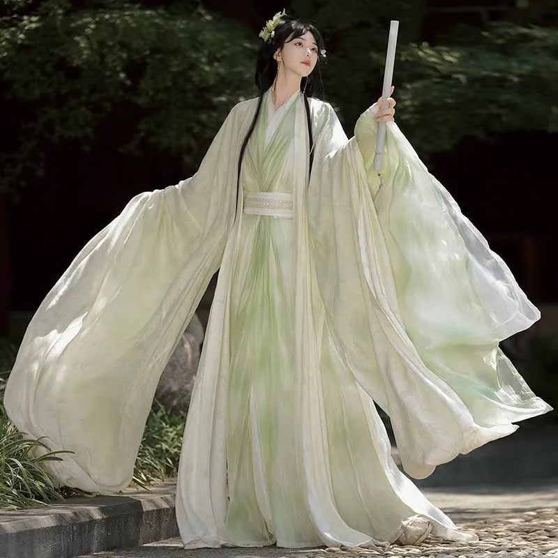 Chinese Hanfu Dress Women Tang Dynasty Vintage Pink&Green Hanfu Halloween Carnival Fairy Cosplay Costume Party Hanfu Dress Girls
Chinese Hanfu Dress Women Tang Dynasty Vintage Pink&Green Hanfu Halloween Carnival Fairy Cosplay Costume Party Hanfu Dress Girls