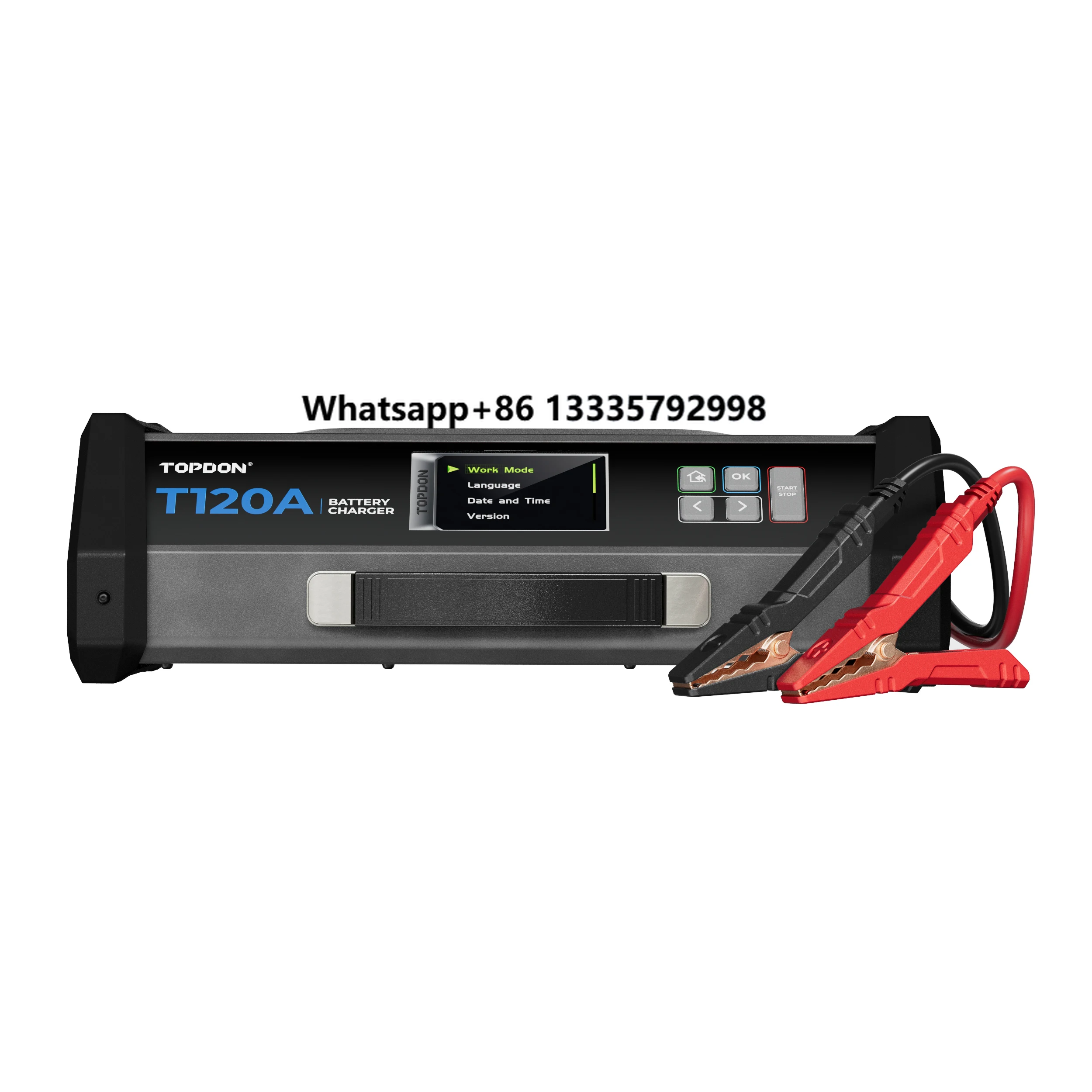 Topdon T120A Eight Safety Features Car Battery Charger Lithium Lead Acid Voltage Car Battery Charger
Topdon T120A Eight Safety Features Car Battery Charger Lithium Lead Acid Voltage Car Battery Charger