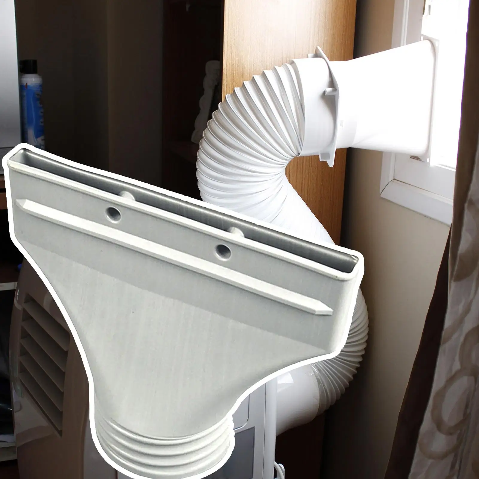 Portable Ac Hose Connector Portable Air Conditioner Hose Adapter Seal Vent Tube Kit for Air Conditioner Unit Duct Dryer Home Car
Portable Ac Hose Connector Portable Air Conditioner Hose Adapter Seal Vent Tube Kit for Air Conditioner Unit Duct Dryer Home Car