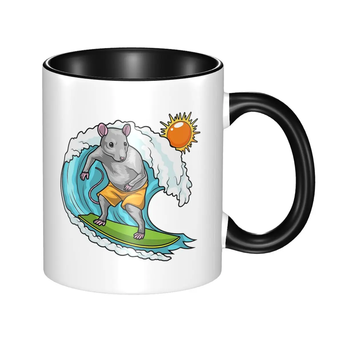 Rat Summer Surfer Mug Funny Ceramic Coffee Cups Tea Mugs Milk Cup Drinkware Gift for Woman Man
Rat Summer Surfer Mug Funny Ceramic Coffee Cups Tea Mugs Milk Cup Drinkware Gift for Woman Man