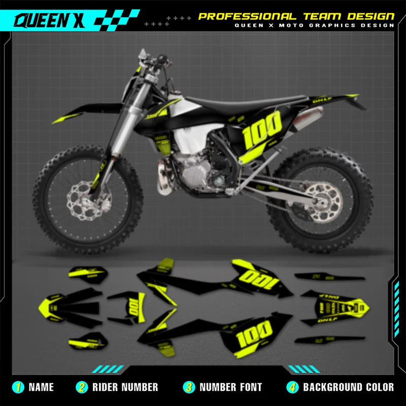 QUEEN X MOTO Motorcycle Graphics Decal Stickers Kits For KTM SX SXF 2016 2017 2018 EXC XCW 2017 2018 2019
QUEEN X MOTO Motorcycle Graphics Decal Stickers Kits For KTM SX SXF 2016 2017 2018 EXC XCW 2017 2018 2019