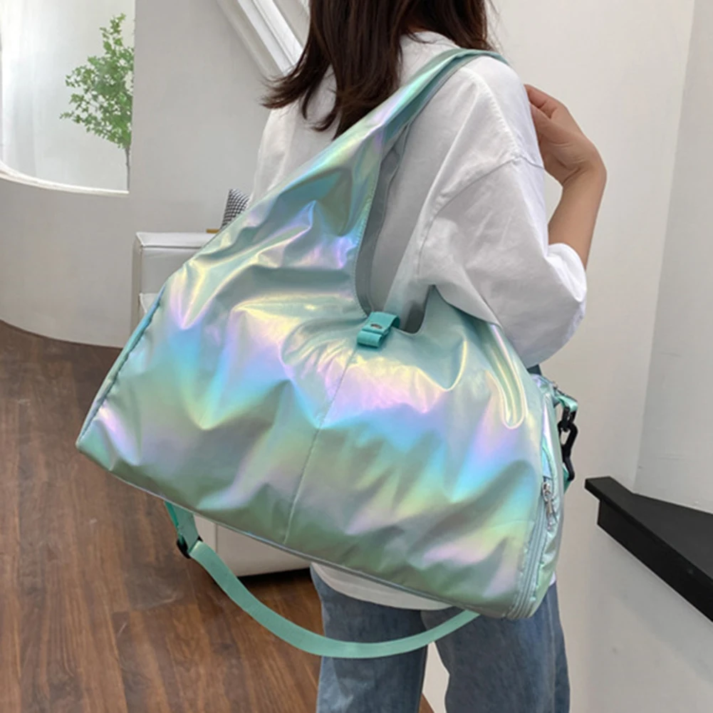 Women Gym Satchel Bag Large Capacity Pearlescent Sports Storage Bag Waterproof Multipocket Dry Wet Separation Outdoor Simple Bag
Women Gym Satchel Bag Large Capacity Pearlescent Sports Storage Bag Waterproof Multipocket Dry Wet Separation Outdoor Simple Bag