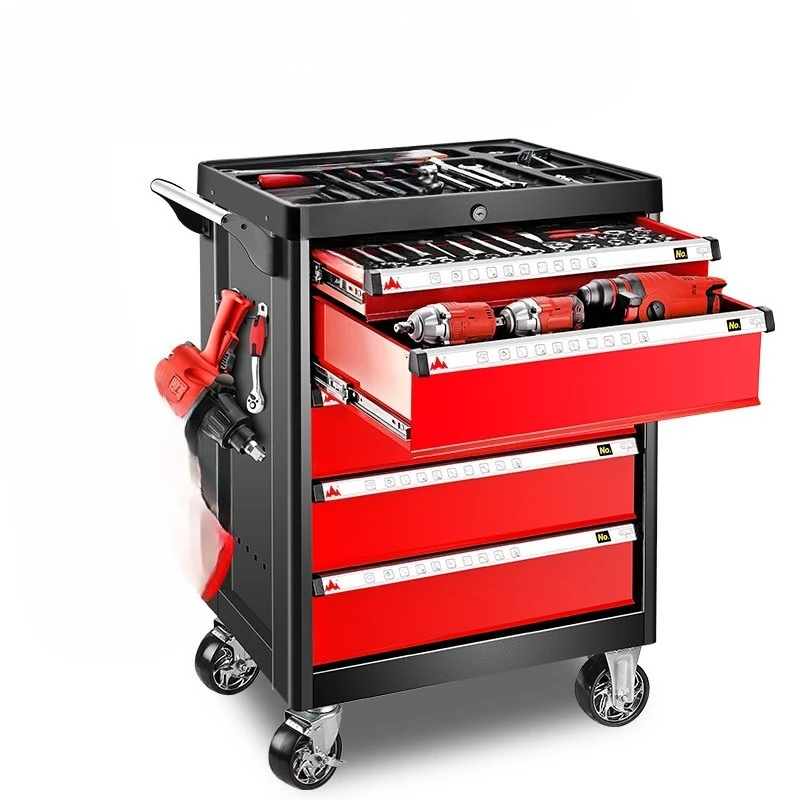 Thickened five toolbox hand push five drawer tool cart auto repair
Thickened five toolbox hand push five drawer tool cart auto repair
