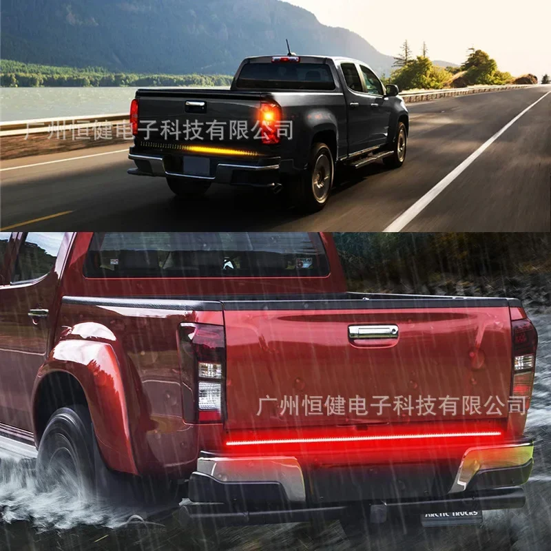 Pickup Truck Tail Light Strip Three Rows Three Colors Steering Streamer Brake Anti-rear-end Collision WarningLight Signal Li
Pickup Truck Tail Light Strip Three Rows Three Colors Steering Streamer Brake Anti-rear-end Collision WarningLight Signal Li