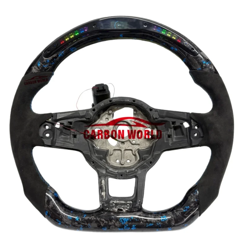 Custom blue forged carbon fiber steering wheel suitable for Volkswagen Golf MK7 MK6 MK5 GTI GTS GTD GTE R Passat CC R-Line
Custom blue forged carbon fiber steering wheel suitable for Volkswagen Golf MK7 MK6 MK5 GTI GTS GTD GTE R Passat CC R-Line
