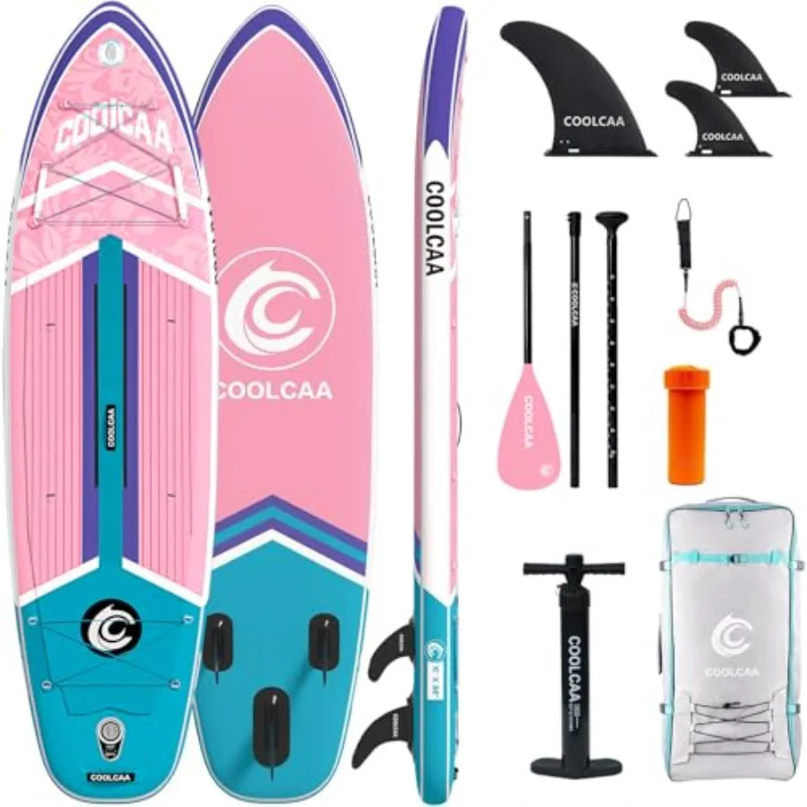 Dolphin Inflatable Paddle Board for family and beginners, extra wide stable PVC blue SUP, includes complete accessories backpac
Dolphin Inflatable Paddle Board for family and beginners, extra wide stable PVC blue SUP, includes complete accessories backpac
