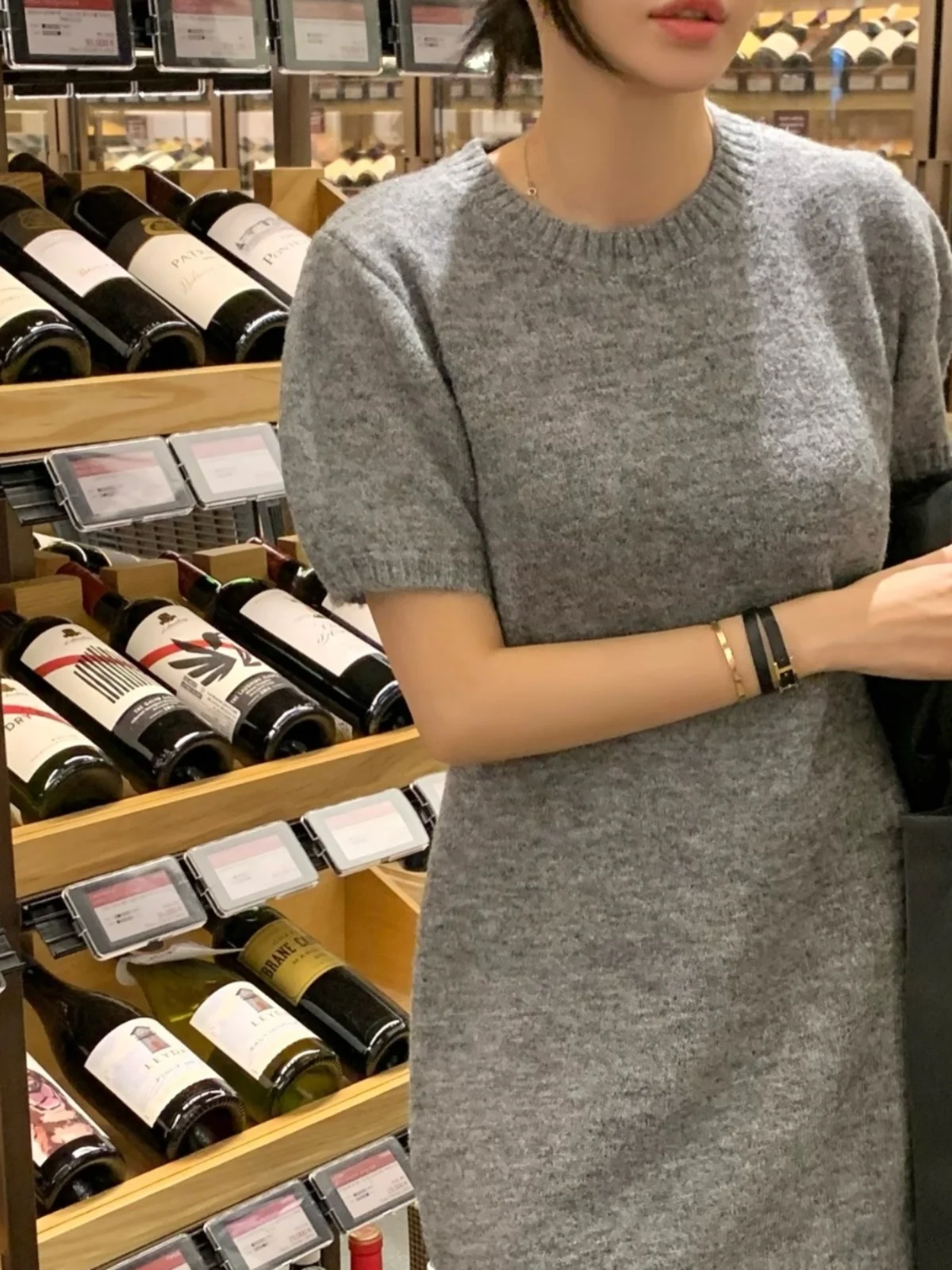 Women's round Neck Knitted Dress Short Sleeve Sweater Dress A-Line Dress Autumn Winter Warm Fashionable Commute Style
Women's round Neck Knitted Dress Short Sleeve Sweater Dress A-Line Dress Autumn Winter Warm Fashionable Commute Style