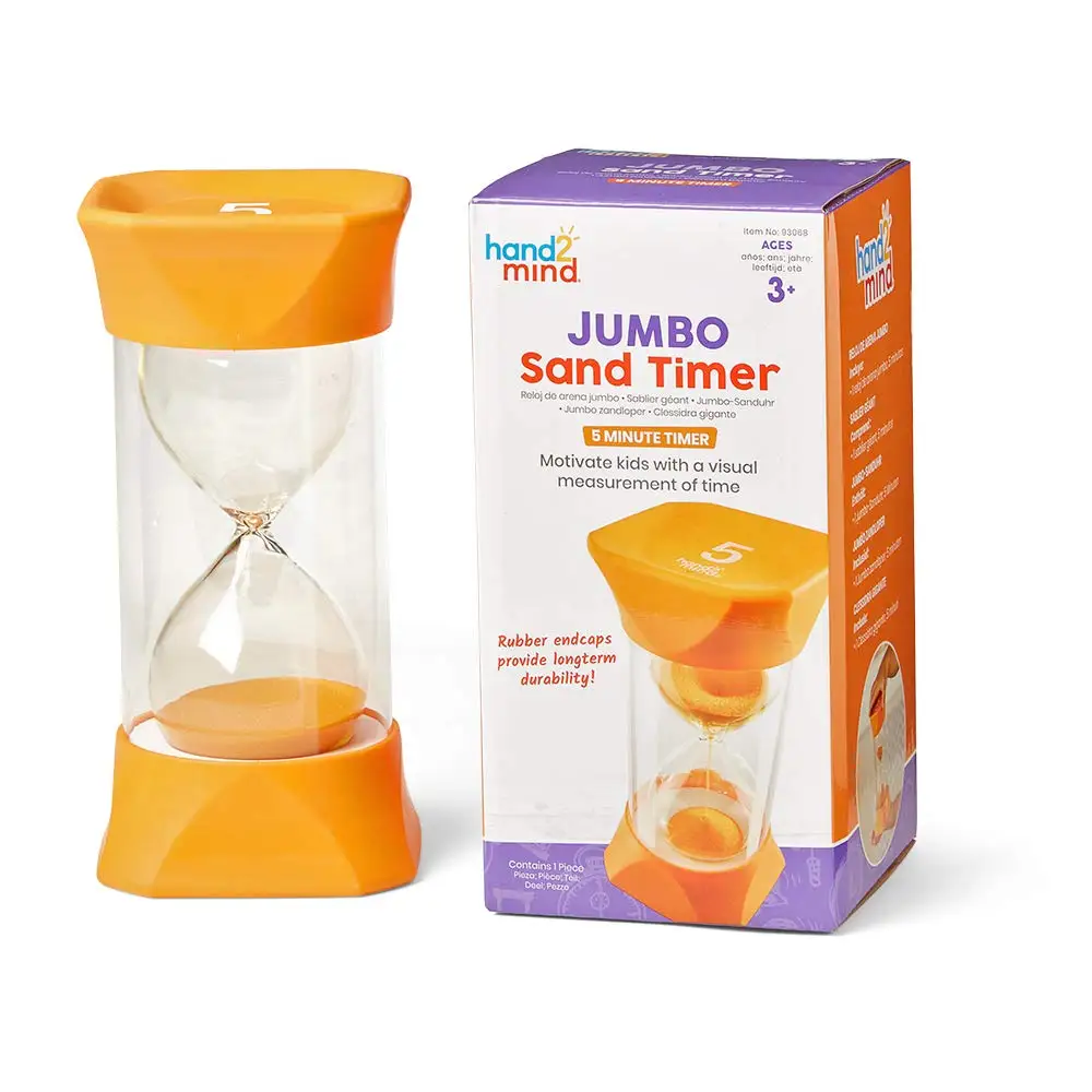 5 Minute Sand Timer for Kids - Hourglass Timer for Classroom, Games, Teeth Brushing
5 Minute Sand Timer for Kids - Hourglass Timer for Classroom, Games, Teeth Brushing
