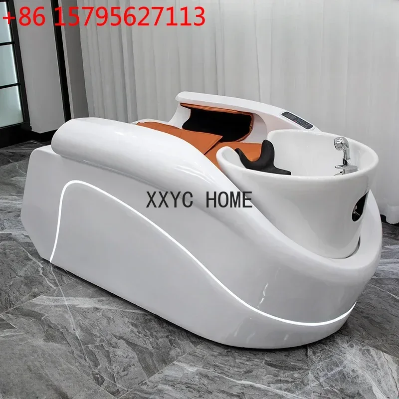 Парикмахерское кресло-мойка класса люкс с массажной функцией и раковиной для укладки волос
Парикмахерское кресло-мойка класса люкс с массажной функцией и раковиной для укладки волос