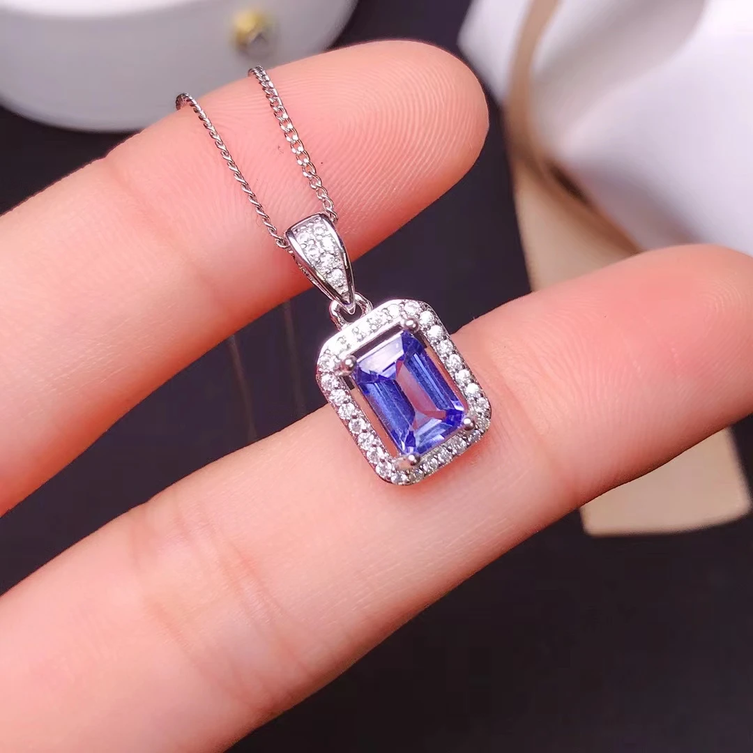 2022 High-end Jewelry Rectangle Natural Tanzanite Pendant For Women Real 925 Silver Rose Gold Plated Supply Test Birthday Gift
2022 High-end Jewelry Rectangle Natural Tanzanite Pendant For Women Real 925 Silver Rose Gold Plated Supply Test Birthday Gift