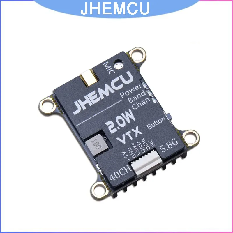 2W 5.8GHz FPV Transmitter by JHEMCU, 40CH Switchable 25-2000mW Output, 2-6S 30.5x30.5mm w/ Current Sensor for RC Airplane
2W 5.8GHz FPV Transmitter by JHEMCU, 40CH Switchable 25-2000mW Output, 2-6S 30.5x30.5mm w/ Current Sensor for RC Airplane