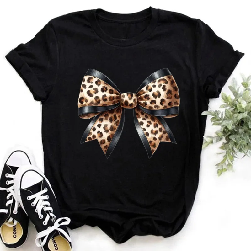 Cotton 100% New Bowprinting Letter T-Shirt Whoale Short Sleeves Top Crew Round-neck Short-sleeved T-shirt Women Clothes Graphic
Cotton 100% New Bowprinting Letter T-Shirt Whoale Short Sleeves Top Crew Round-neck Short-sleeved T-shirt Women Clothes Graphic