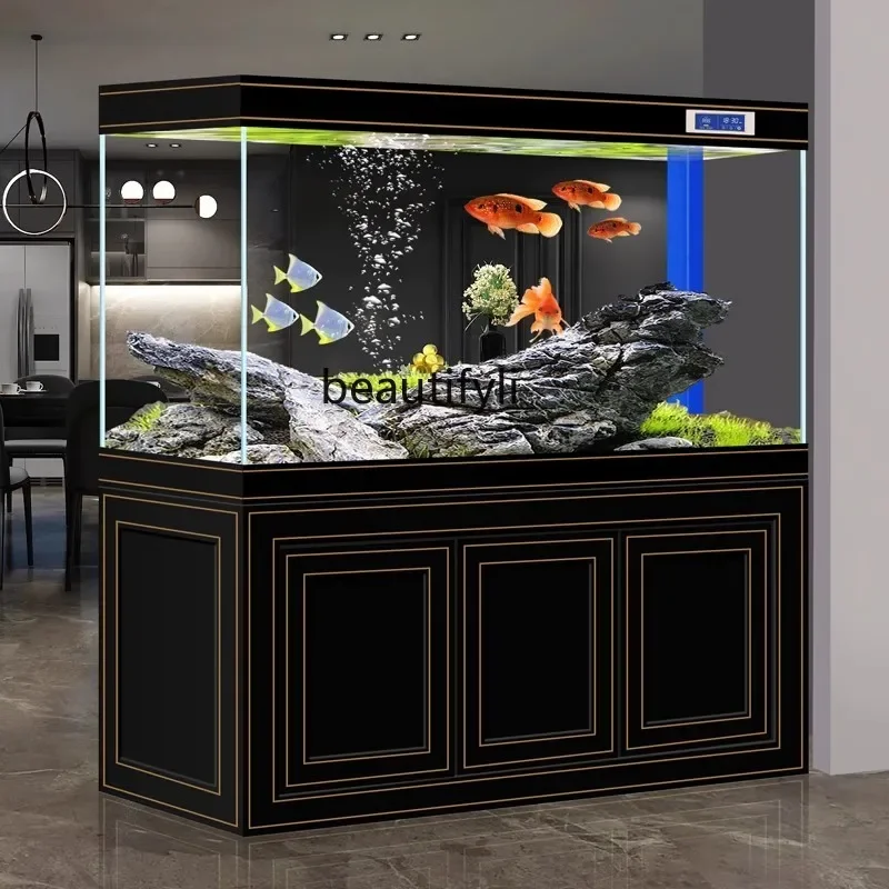 XZXUltra-white glass arowana tank fish tank living room new partition screen household large ecological box
XZXUltra-white glass arowana tank fish tank living room new partition screen household large ecological box