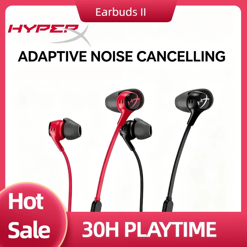 HyperX Cloud Earbuds II 2 Gaming Earphone With Mic Immersive Wired In-game Audio In-Ear Headphone For Phone PS4 PS5 Xbox Series
HyperX Cloud Earbuds II 2 Gaming Earphone With Mic Immersive Wired In-game Audio In-Ear Headphone For Phone PS4 PS5 Xbox Series