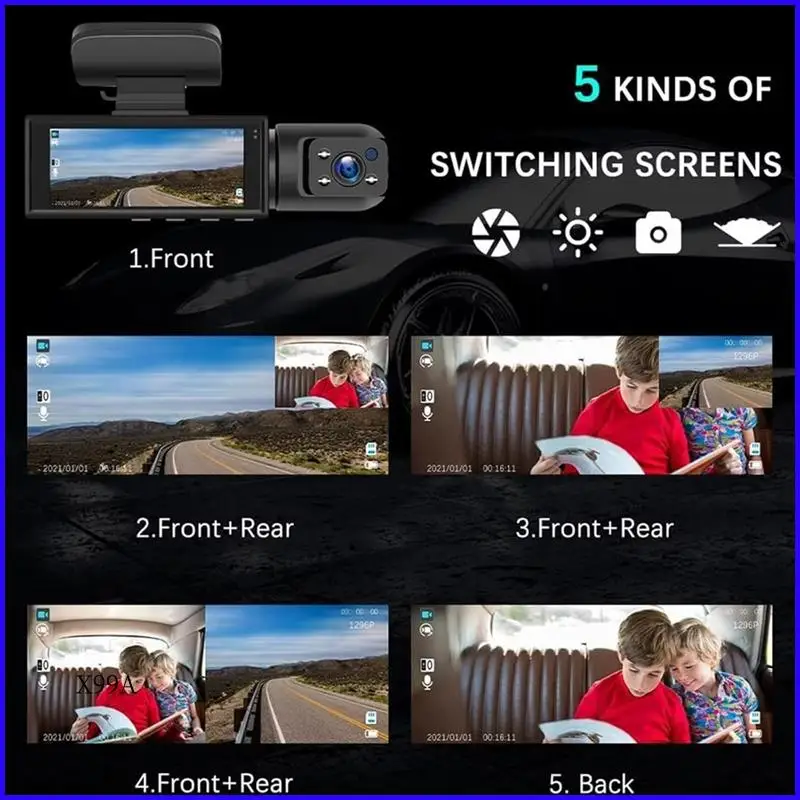 WO-Dash Camera 1080P Full HD Front&Rear Dash Cam Dash Camera With Built-In Wireless Wi-Fi
WO-Dash Camera 1080P Full HD Front&Rear Dash Cam Dash Camera With Built-In Wireless Wi-Fi