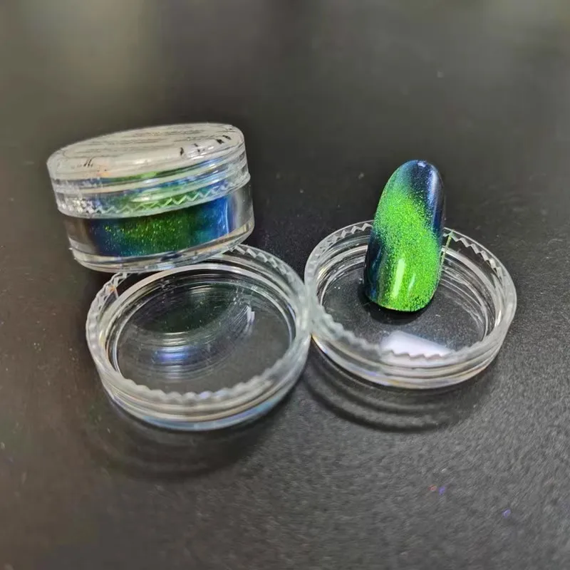 5D Cat Eye Nail Art Powder Magnetic Chrome Dust Chameleon Nail Pigment Powder for Nail Art G51
5D Cat Eye Nail Art Powder Magnetic Chrome Dust Chameleon Nail Pigment Powder for Nail Art G51