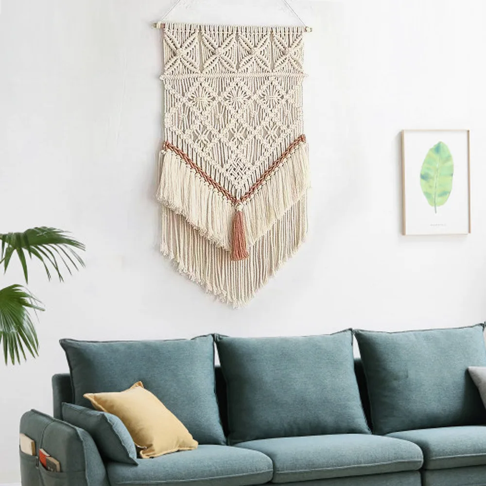 Macrame Wall Hanging Tapestry With Tassels Hand Woven Chic Boho Wall Hanging Decor Home Decoration Festival Gifts
Macrame Wall Hanging Tapestry With Tassels Hand Woven Chic Boho Wall Hanging Decor Home Decoration Festival Gifts