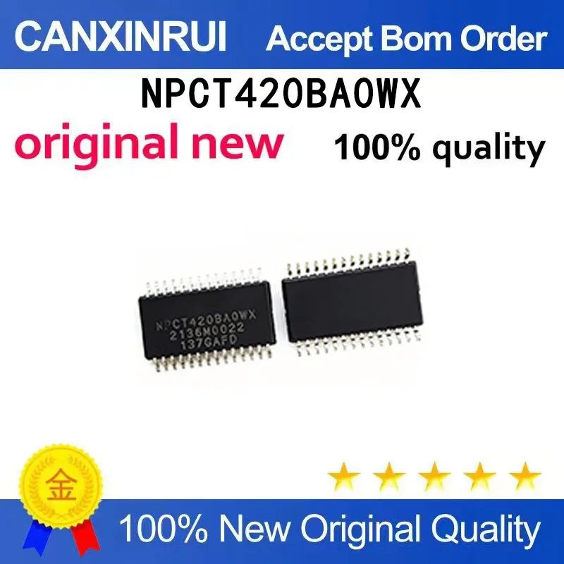 (5-100 piecesBrand new original NPCT420BA0WX 420BA0WX SSOP28 spot chip IC
(5-100 piecesBrand new original NPCT420BA0WX 420BA0WX SSOP28 spot chip IC