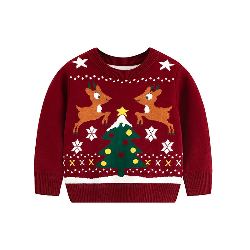 Christmas Sweater Children's Warm Knit Pullover Girls Teenage Winter Fashion Straight Tube Long Sleeve round Neck Top
Christmas Sweater Children's Warm Knit Pullover Girls Teenage Winter Fashion Straight Tube Long Sleeve round Neck Top