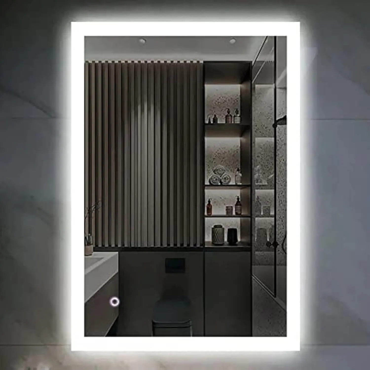 Ledmyplace 24 X 36 Inch Led Lighted Bathroom Vanity Mirror, Anti-Fog, 3000/4000/4200/6000 Cct Changeable with Remembrance, Cri
Ledmyplace 24 X 36 Inch Led Lighted Bathroom Vanity Mirror, Anti-Fog, 3000/4000/4200/6000 Cct Changeable with Remembrance, Cri