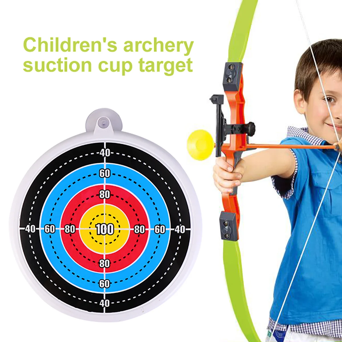 Archery for Children with Built in Hook Target Ring Suction Cup Base ABS Bow Arrow Set Practice Game at Home Family Fun
Archery for Children with Built in Hook Target Ring Suction Cup Base ABS Bow Arrow Set Practice Game at Home Family Fun