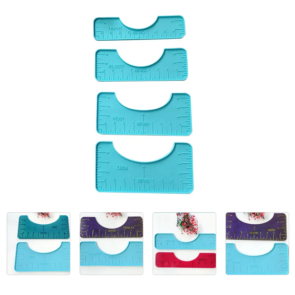 4pcs Sewing Ruler Mold Cutting Tool Durable Silicone Quilting Seam Blue Scale Plate Reusable Clothes DIY Crafting
4pcs Sewing Ruler Mold Cutting Tool Durable Silicone Quilting Seam Blue Scale Plate Reusable Clothes DIY Crafting