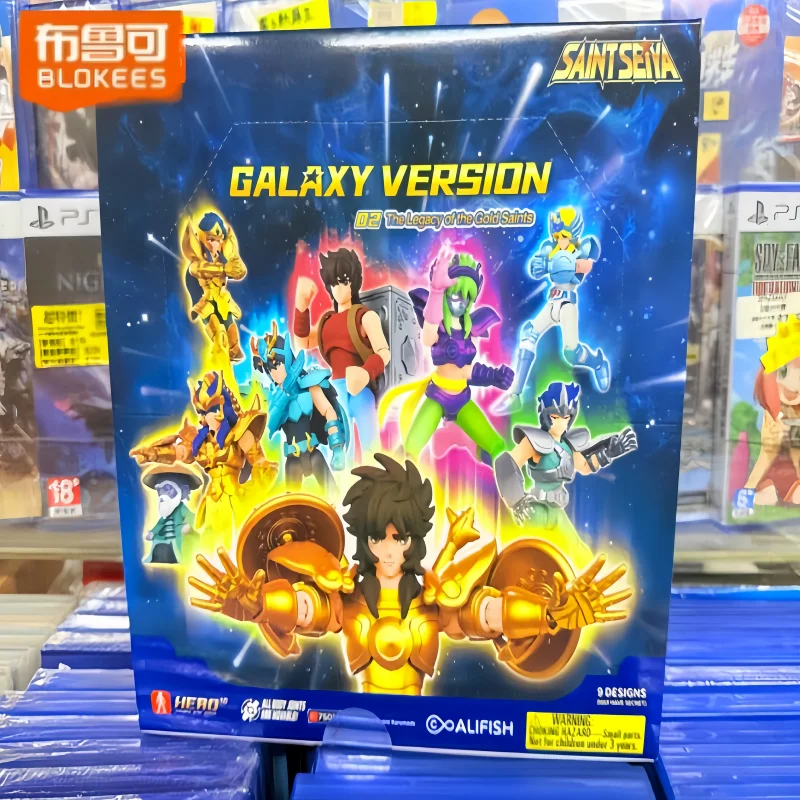 Hot Blokees Saint Seiya Blind Box GALAXY 02, ВЕРСИЯ «Наследие золотого святых» Скорпион Milo Leo Aiolia Aries Mu Модель робота
Hot Blokees Saint Seiya Blind Box GALAXY 02, ВЕРСИЯ «Наследие золотого святых» Скорпион Milo Leo Aiolia Aries Mu Модель робота