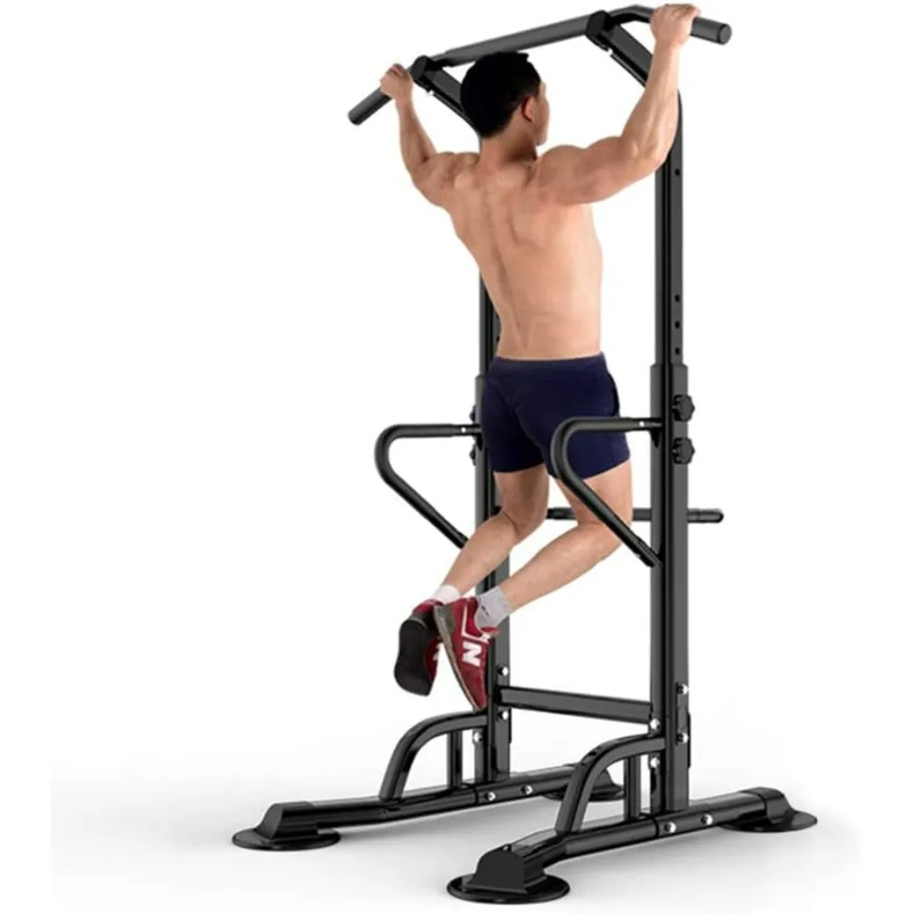 Power Tower Dip Station Pull Up Bar Multi-Function Strength Training Fitness Workout Station for Home Office Gym.
Power Tower Dip Station Pull Up Bar Multi-Function Strength Training Fitness Workout Station for Home Office Gym.