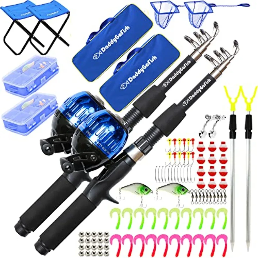 Fishing Pole - Rod Reel Combo Tackle Box Starter Set - First Year Small Dock Gear Kit for Boys Girls Toddler Youth Age Beginner
Fishing Pole - Rod Reel Combo Tackle Box Starter Set - First Year Small Dock Gear Kit for Boys Girls Toddler Youth Age Beginner