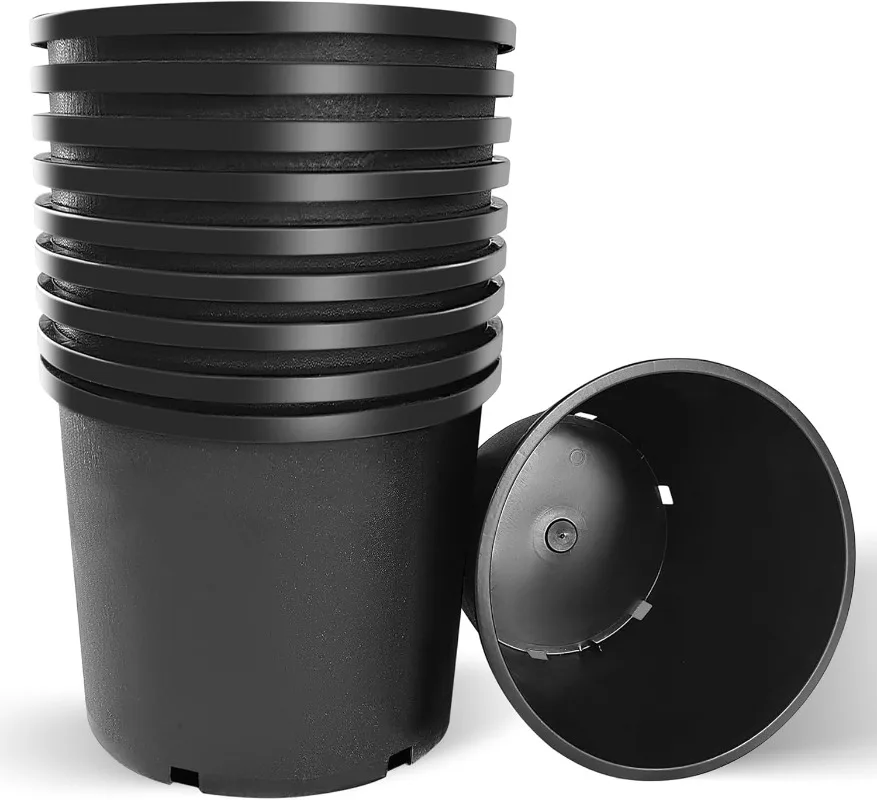 7 Gallon Nursery Pots Plastic Container Injection Molded Pot for Plants Flexible with Drainage Holes Suitable for Plants Soil
7 Gallon Nursery Pots Plastic Container Injection Molded Pot for Plants Flexible with Drainage Holes Suitable for Plants Soil