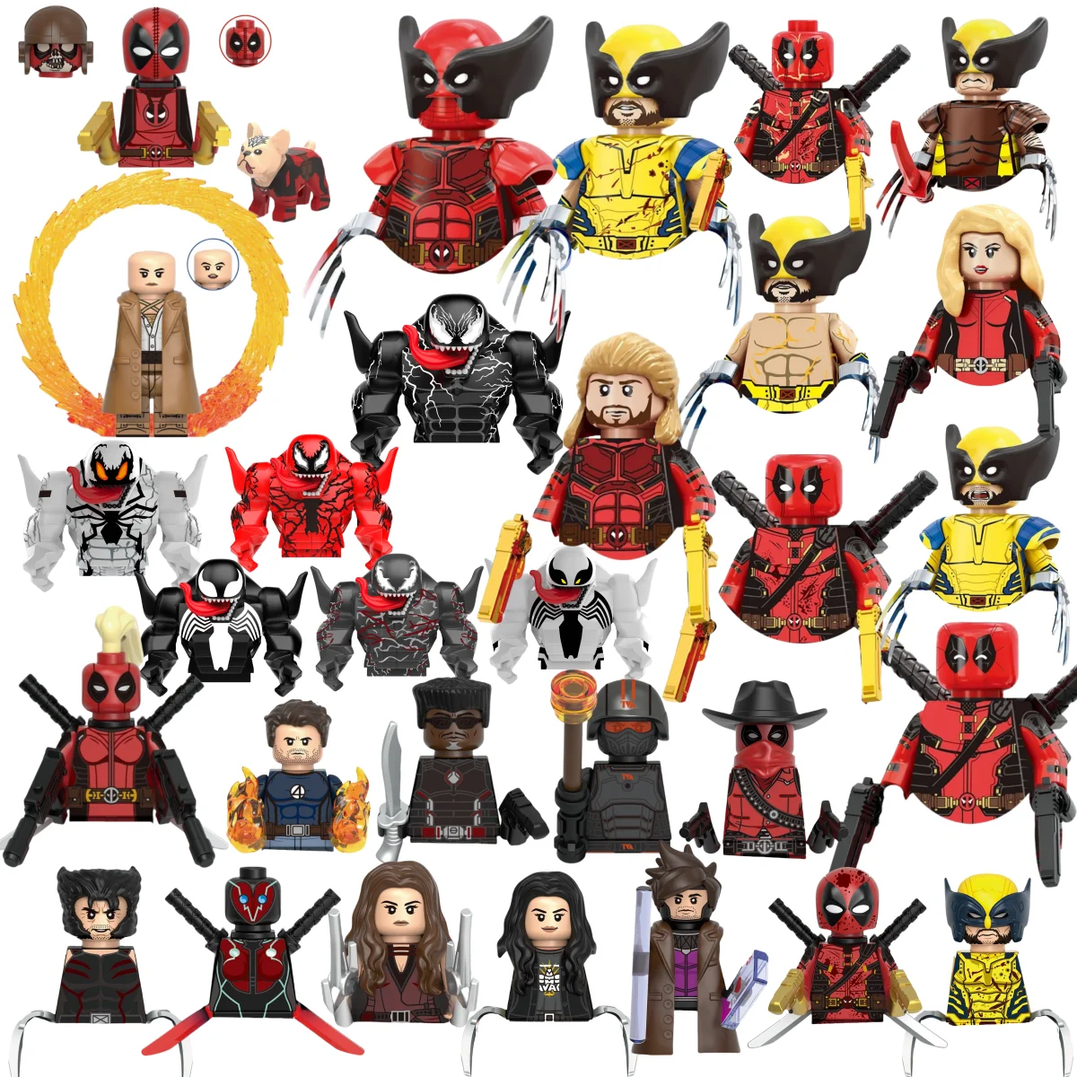 Blind box Mini Marvel Building Blocks Figures Big Goblin Spiderman Iron Man Venom Captain Hawk Deadpool Technic Armor Gifts Toys
Blind box Mini Marvel Building Blocks Figures Big Goblin Spiderman Iron Man Venom Captain Hawk Deadpool Technic Armor Gifts Toys