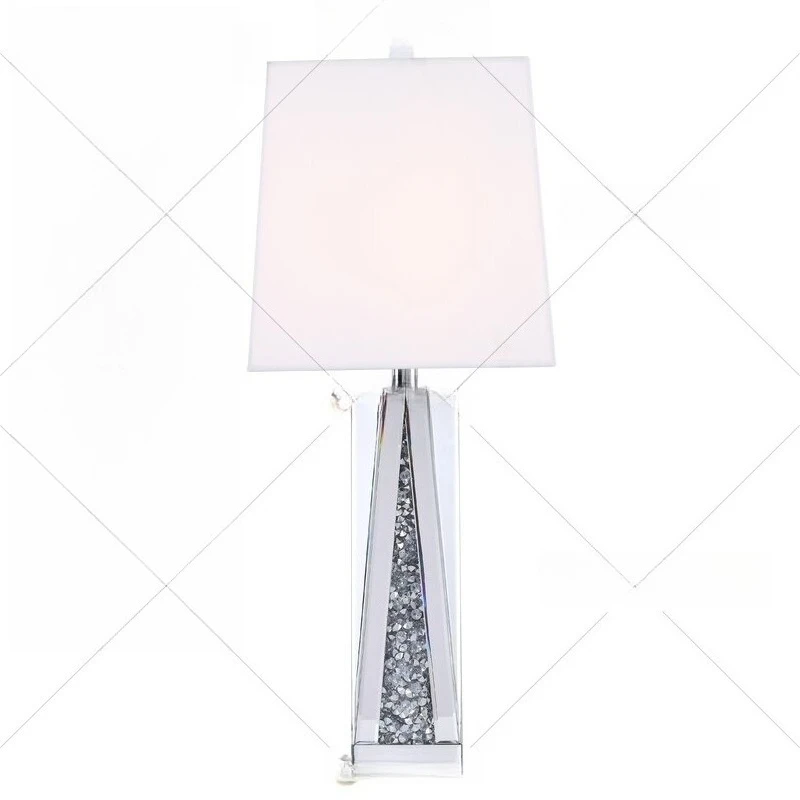 Modern light luxury glass mirror table lamp, living room bedroom bedside lamp, study lamp, American
Modern light luxury glass mirror table lamp, living room bedroom bedside lamp, study lamp, American