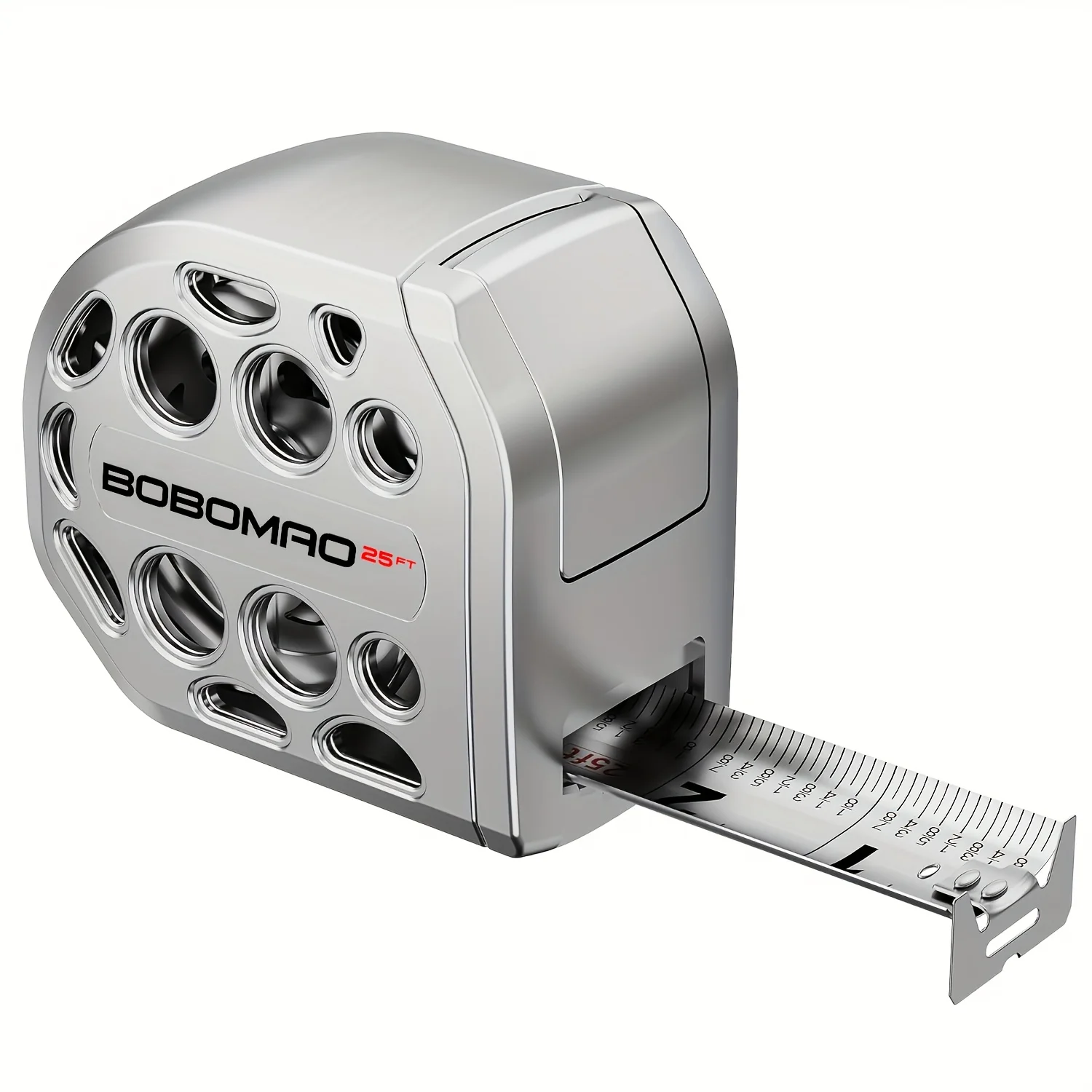 2026 New 25ft Stainless Steel Measuring Tape, Anti Rust, Strong Magnetism on The Bottom, Hollow Design, Gift Tape, Portable Self-Locking Tape Measure for Household Woodworking
2026 New 25ft Stainless Steel Measuring Tape, Anti Rust, Strong Magnetism on The Bottom, Hollow Design, Gift Tape, Portable Self-Locking Tape Measure for Household Woodworking