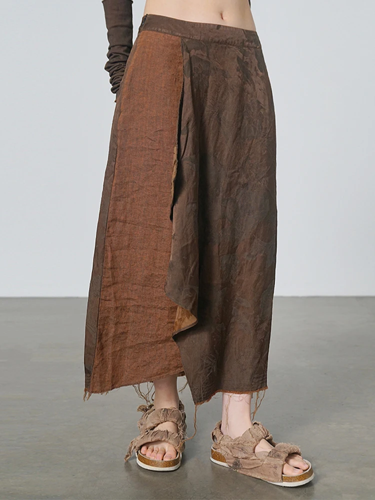 Original Design Long Asymmetrical f-length Skirt with Lotus Pond Embroidery Vintage Sle Patchwork Summer New Arrival
Original Design Long Asymmetrical f-length Skirt with Lotus Pond Embroidery Vintage Sle Patchwork Summer New Arrival