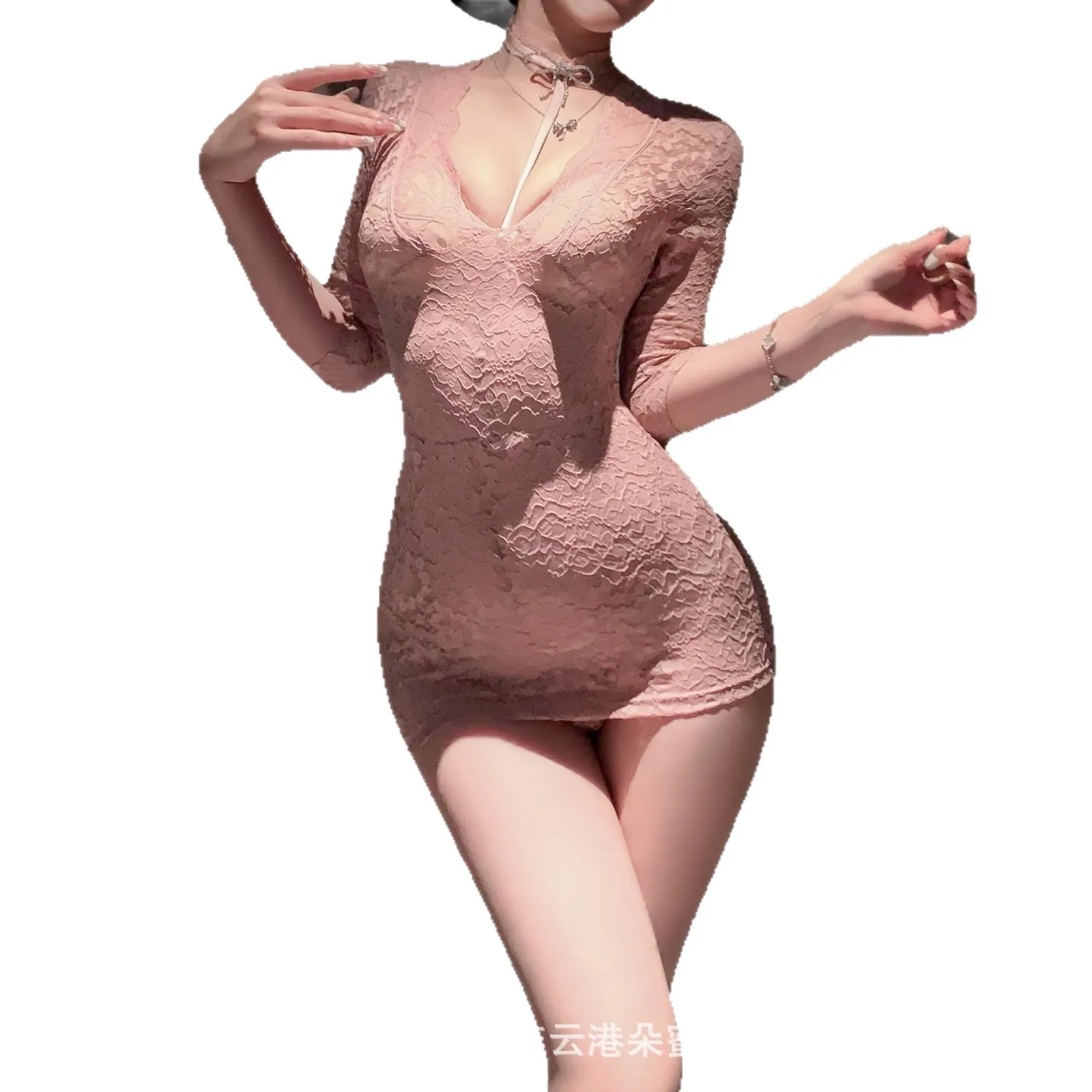 Pure Desire Hollow Out Pajamas For Women Spring Tight Lace Dress Mature Lady Style Sexy Nightdress Solid Color Dress Casual CMPU
Pure Desire Hollow Out Pajamas For Women Spring Tight Lace Dress Mature Lady Style Sexy Nightdress Solid Color Dress Casual CMPU