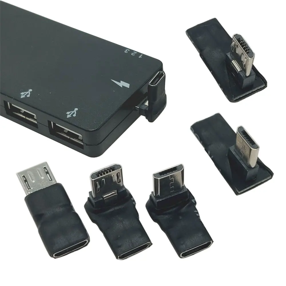 90 Degree Micro USB Left Right Up Angled Micro 5pin Female to Micro USB Male Data Adapter to Mini Plug Micro USB2.0 Adapter
90 Degree Micro USB Left Right Up Angled Micro 5pin Female to Micro USB Male Data Adapter to Mini Plug Micro USB2.0 Adapter