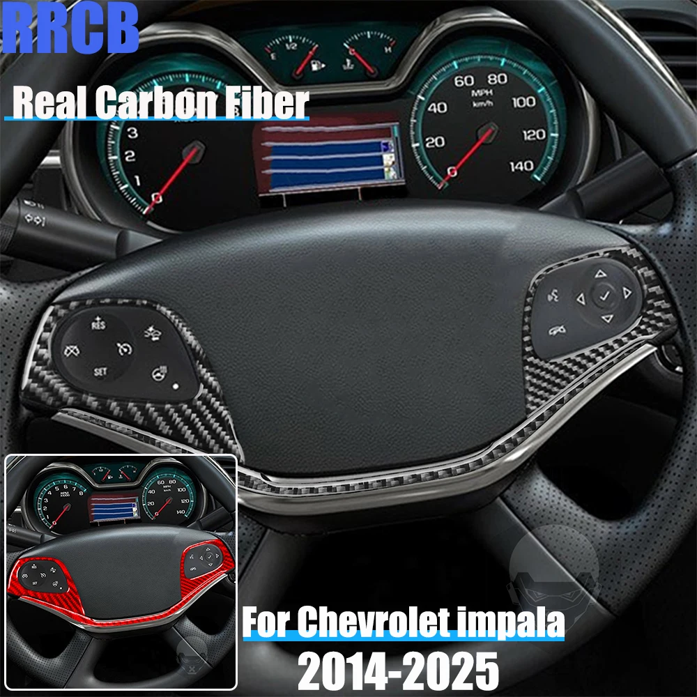 Real Carbon Fiber Car Accessories Steering Wheel Set Decorative Trim Soft Cover Sticker For Chevrolet Impala 2014-2025
Real Carbon Fiber Car Accessories Steering Wheel Set Decorative Trim Soft Cover Sticker For Chevrolet Impala 2014-2025