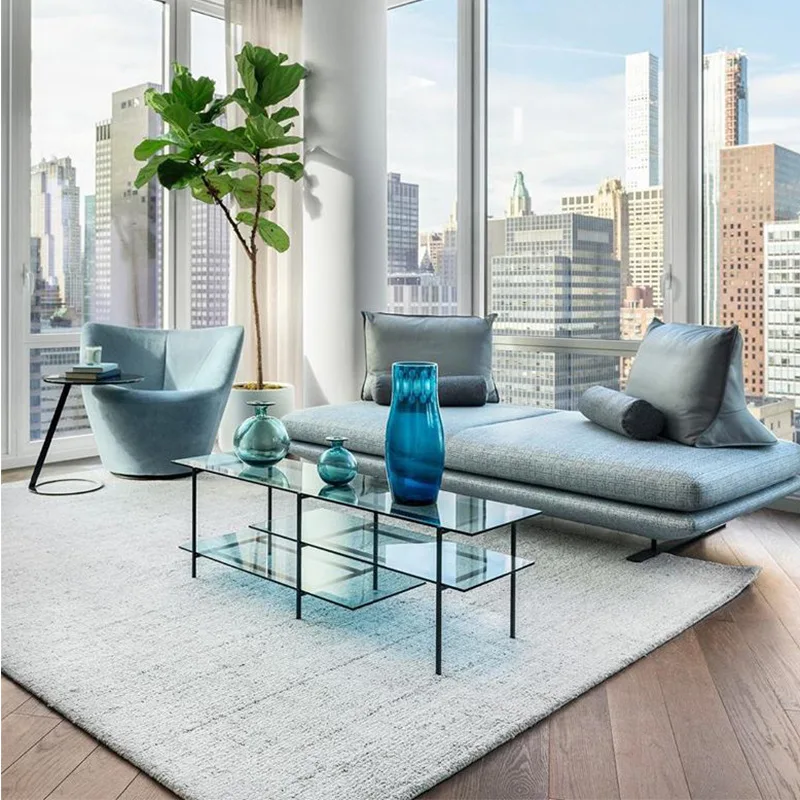 Small apartment sofa bed mobile backrest double-sided sitting freehand space
Small apartment sofa bed mobile backrest double-sided sitting freehand space