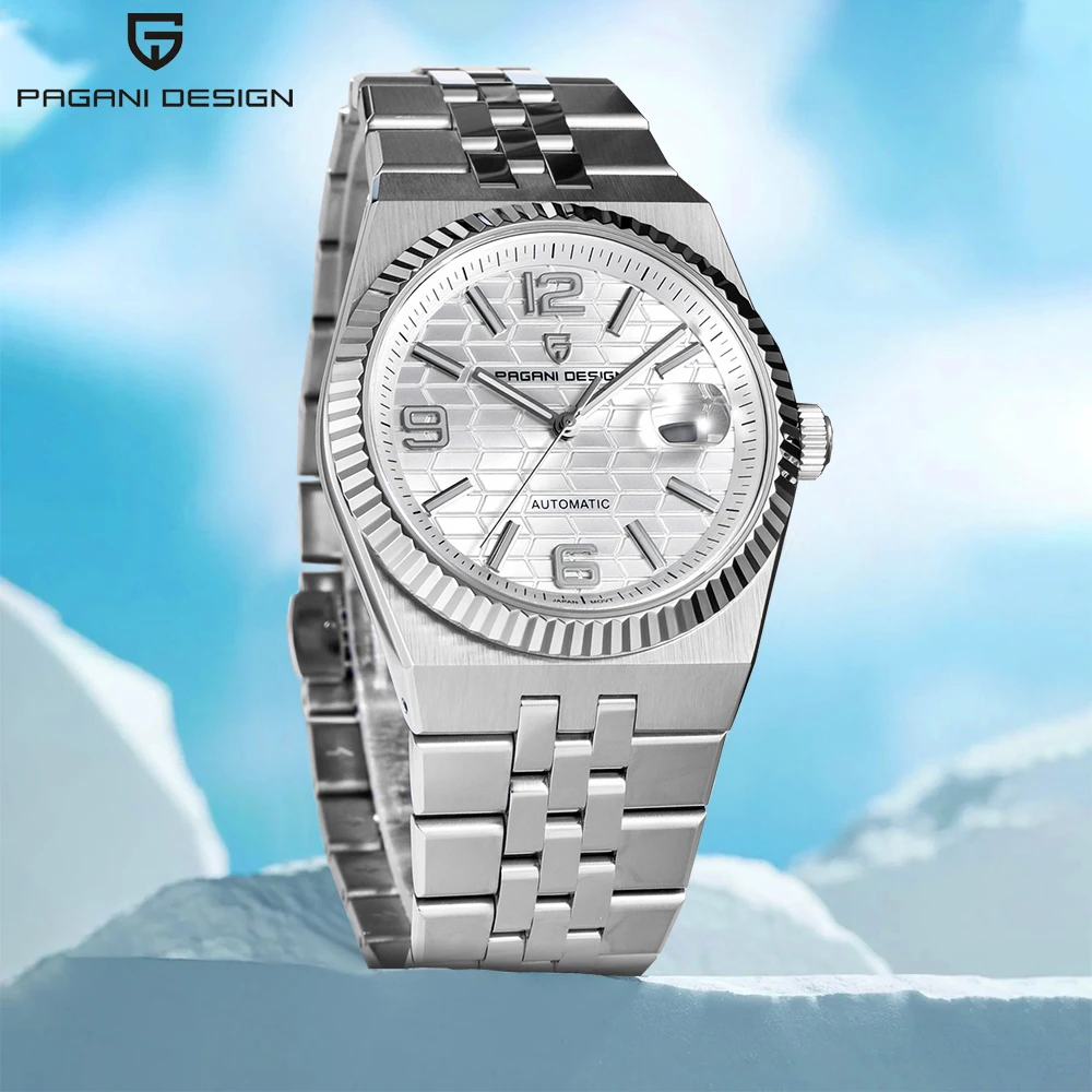 PAGANI DESIGN 2026 New Automatic Watch316L Stainless Steel Case White Grid Luminous10BarWaterproof Mechanical Wristwatch For Men
PAGANI DESIGN 2026 New Automatic Watch316L Stainless Steel Case White Grid Luminous10BarWaterproof Mechanical Wristwatch For Men
