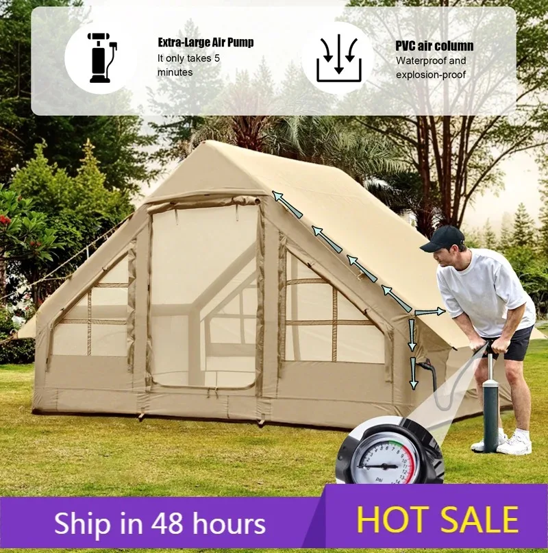 Large Waterproof Outdoor Camping Air Tent Easy Setup for Inflatable Outdoor Adventures
Large Waterproof Outdoor Camping Air Tent Easy Setup for Inflatable Outdoor Adventures