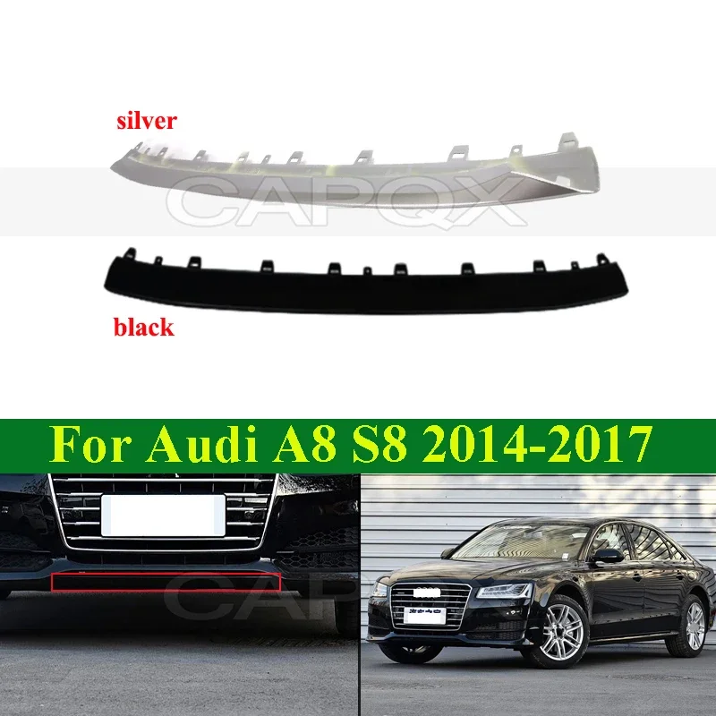 CAPQX Front Bumper Lower Guard Deflector For Audi A8 S8 2014-2017 Front Bumper Lower Spoiler Lower Diffuser Lip 4H0807110
CAPQX Front Bumper Lower Guard Deflector For Audi A8 S8 2014-2017 Front Bumper Lower Spoiler Lower Diffuser Lip 4H0807110