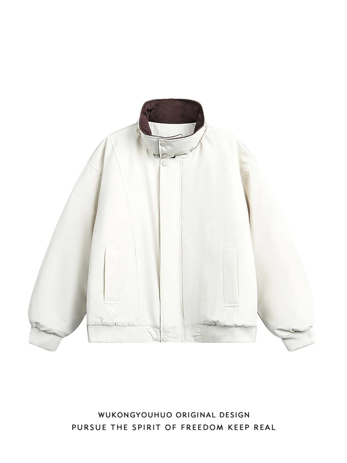 Мужская зимняя куртка из хлопка с воротником из овечьей шерсти, повседневная верхняя одежда в стиле фэшн, с воротником-стойкой и контрастным дизайном...
Мужская зимняя куртка из хлопка с воротником из овечьей шерсти, повседневная верхняя одежда в стиле фэшн, с воротником-стойкой и контрастным дизайном...