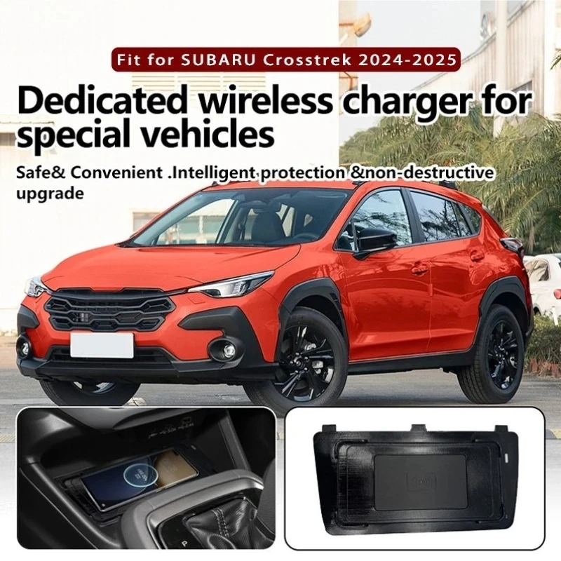 Car Center Console Wireless Charger for Subaru Crosstrek 2022-2025 15W Smart Fast Charging Pad Mobile Phone Holder Accessories
Car Center Console Wireless Charger for Subaru Crosstrek 2022-2025 15W Smart Fast Charging Pad Mobile Phone Holder Accessories