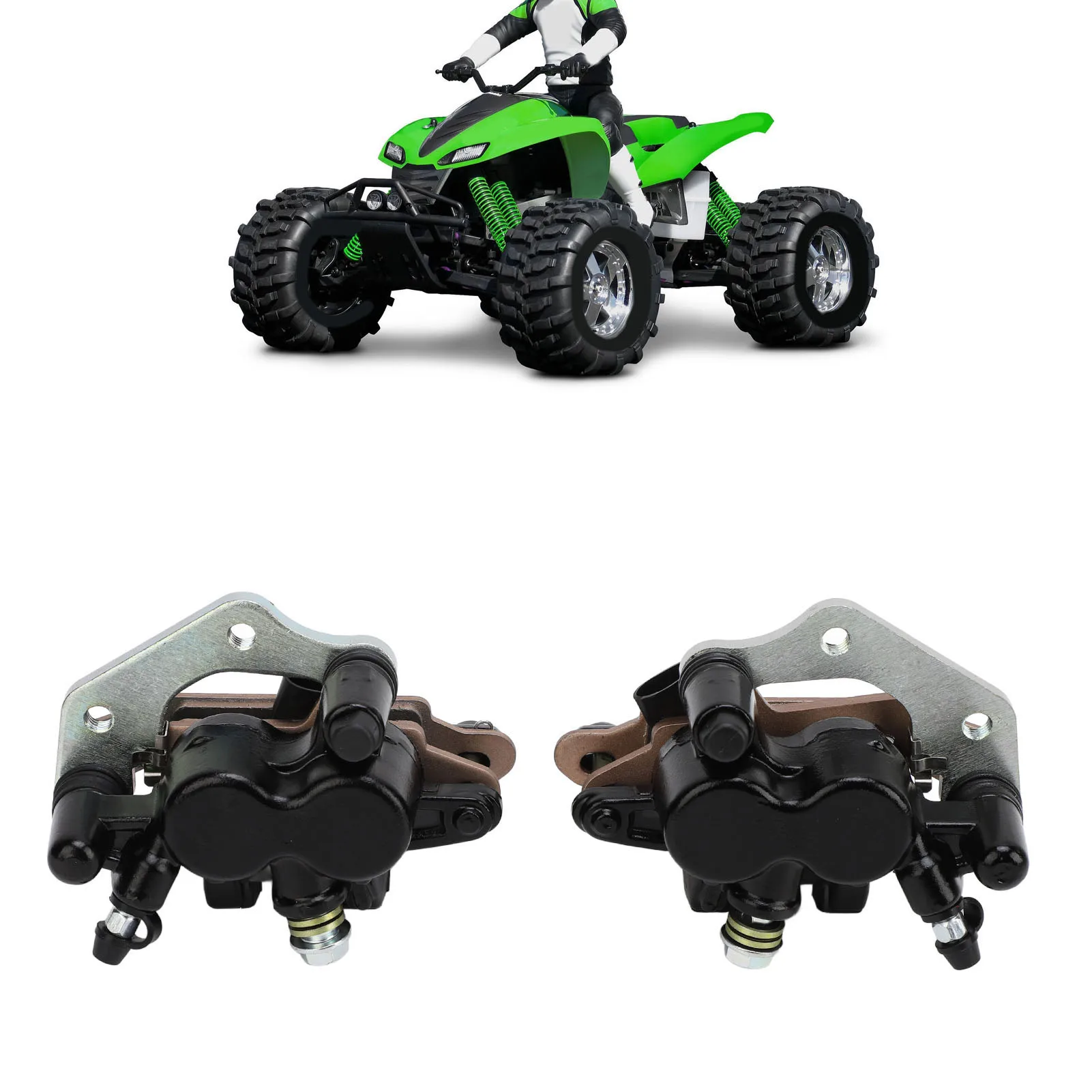 1 Pair Front Brake Calipers with Brake Pads 43080 5081 DJ Left Right for Brute Force 650 4x4 KVF650 KFX700 Prairie 650 700
1 Pair Front Brake Calipers with Brake Pads 43080 5081 DJ Left Right for Brute Force 650 4x4 KVF650 KFX700 Prairie 650 700